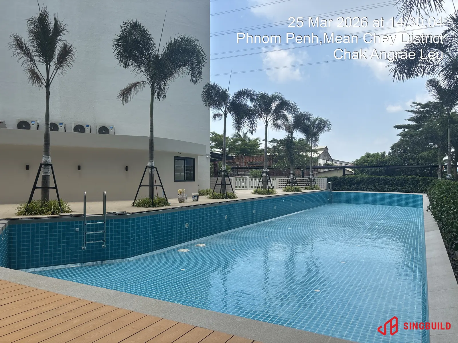 UVP2 swimming pool and restroom facility finishes
